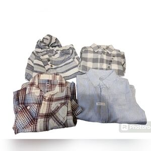 Boys long sleeve button down‎ bundle